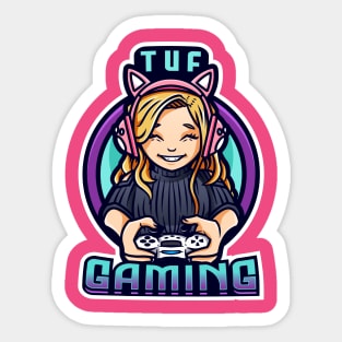 TUF Girl Gaming Sticker